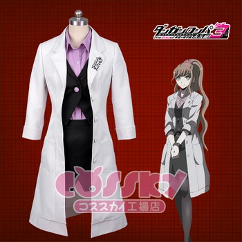 

[STOCK] 2017 Anime Danganronpa V3 Yukizome Chisa Future Office Work Cosplay Costume For Women Halloween Full Set Free Shipping