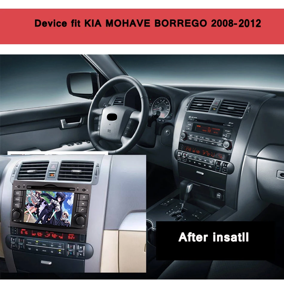 Clearance Android 9.0 system CAR DVD PLAYER FOR KIA MOHAVE BORREGO 2008-2018 BLUETOOTH Head Units radio Audio Stereo GPS Navigation Radio 7