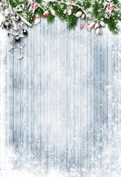 

Merry Christmas Theme Photography Studio Backdrop Children Baby Wood Floor Photoshoot Custom Fabric Backgrounds For Photo Studio