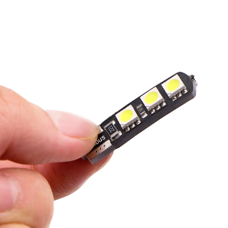 1 шт. x 4 10 автомобильный светильник Canbus No Error T10 194 168 W5W 5050 светодиодный 6 SMD белый
