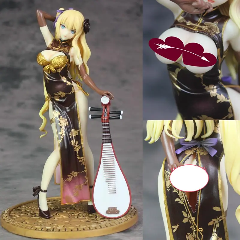 

Sexy AlphaMax SKYTUBE PVC Action figure Tony STP T2 Art Girls Jin-Lian cheongsam 1/6 Scale Can cast off Adult Collectible Model
