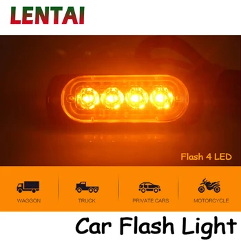

LENTAI For Kia rio ceed sportage 2017 cerato Volvo xc90 s60 xc60 Ssangyong 1PC Car Emergency Strobe Light Warning Flashing Lamp