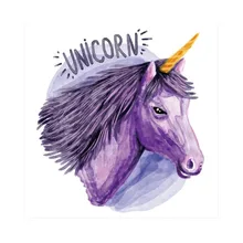 Laeacco Unicorn Words Baby Children Comic Celebration Party Scene Photographic Backgrounds Photography Backdrop For Photo Studio baby touch words