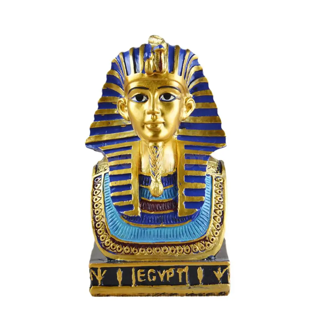 Ancient Egyptian King Tut Resin Figurine Statue Home Art Decor Hand
