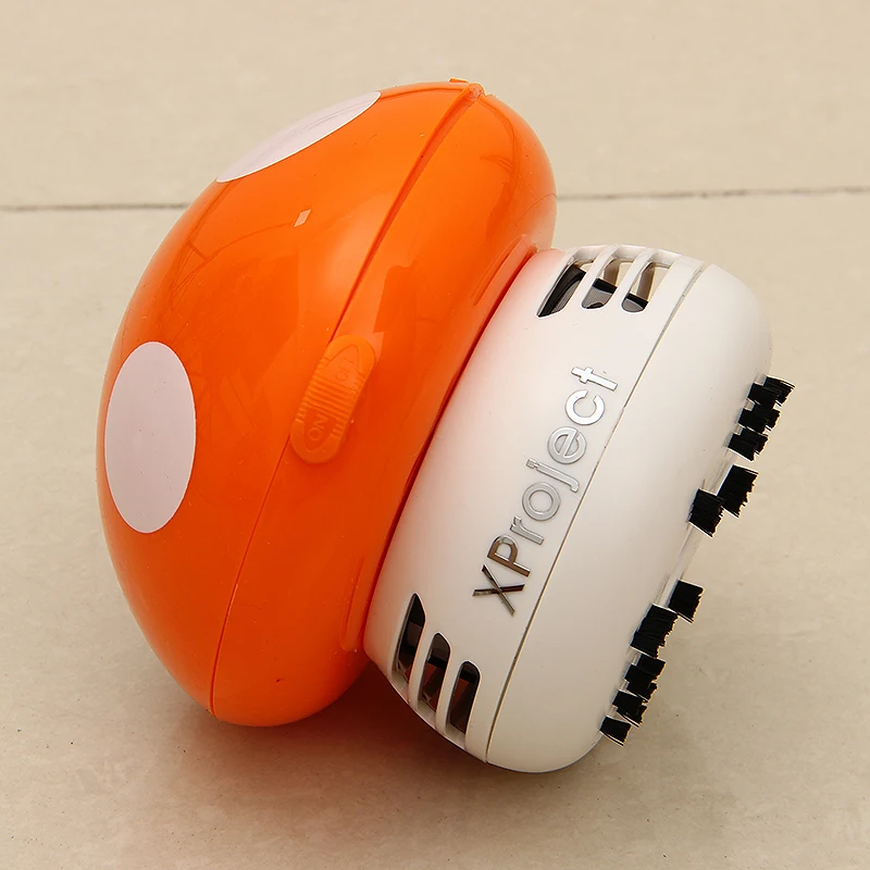 

New Home Handheld Mushroom Shaped Mini Vacuum Cleaner Car Laptop keyboard Desktop Dust Cleaner-orange