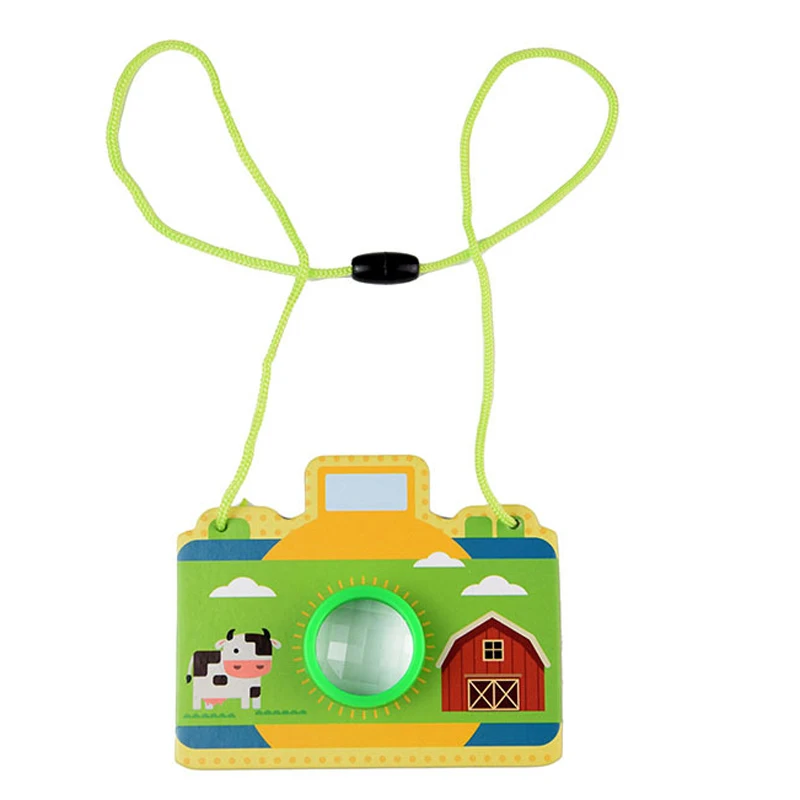 

1] Cartoon Camera Kaleidoscope 0.02 Multi-prism Variety Bee Eye Effect Toy Children's Day Gift Fancy Educational Cartoon Camera