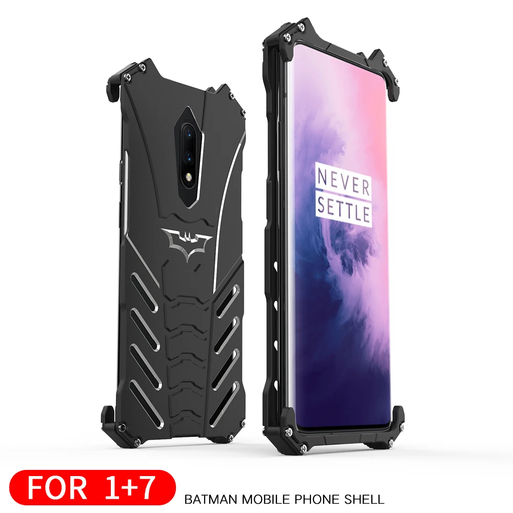 Чехол для Oneplus 7 Pro оригинальный R JUST Роскошный Алюминиевый металлический чехол One