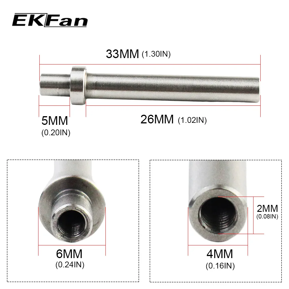 EKFan, 1 комплект, ручка для рыбалки, оси из нержавеющей стали, подшипники, прокладка, винт для сборки, детали для рыбалки