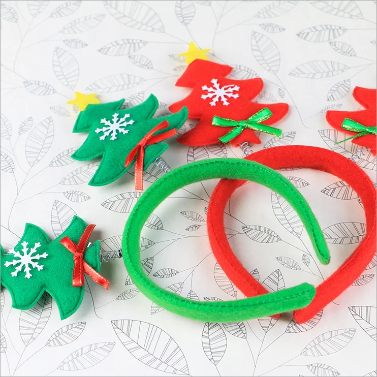 Мода Xmas заколка для волос аксессуары головные повязки Голова Украшения Рождественская Вечеринка Реквизит