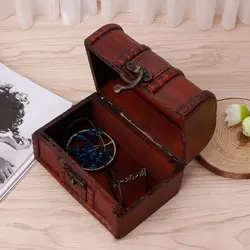 Деревянный ящик для хранения ручной работы декоративных случае брелок Jewelry Organizador Макияж Организатор Box