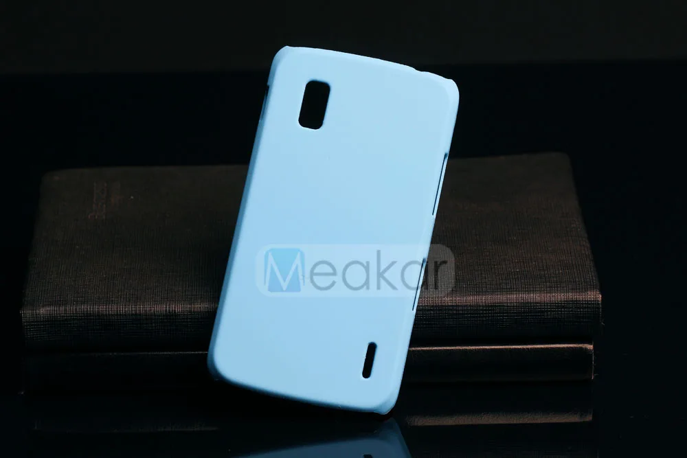 Матовая Пластик Coque 4.7For Nexus 4 чехол для LG Google Nexus 4 E960 телефона чехол-лента на заднюю панель