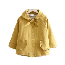 girl spring jacket solid pink yellow gold bow baby outfit fashion kids outerwear boutiques children’s clothing