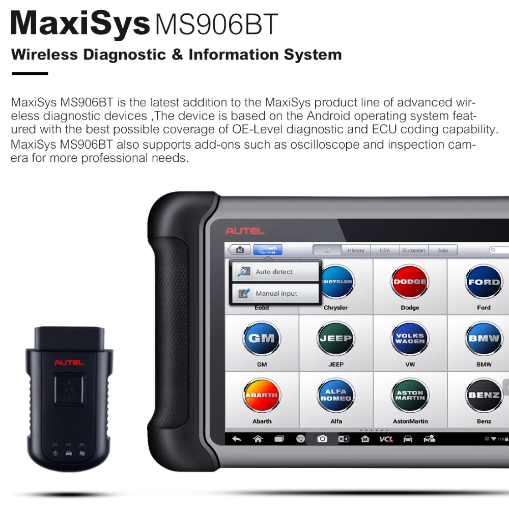 Autel OBD2 сканер диагностический инструмент автомобильный диагностический Maxisys MS906BT/DS808K ключевой программист Автомобильный сканер лучше запускать x431