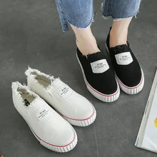 Hot Sale Floral Canvas Shoes 2016 Fashion Appliques Slipony Women Footwear Height Increase Girl Female Comfort Slipon Women Shoe