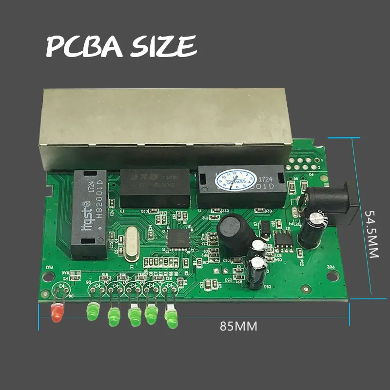 5 Порты и разъёмы 12V 15V Пассивный Poe коммутатора ethernet 10/100 Мбит/с коммутатор poe 4