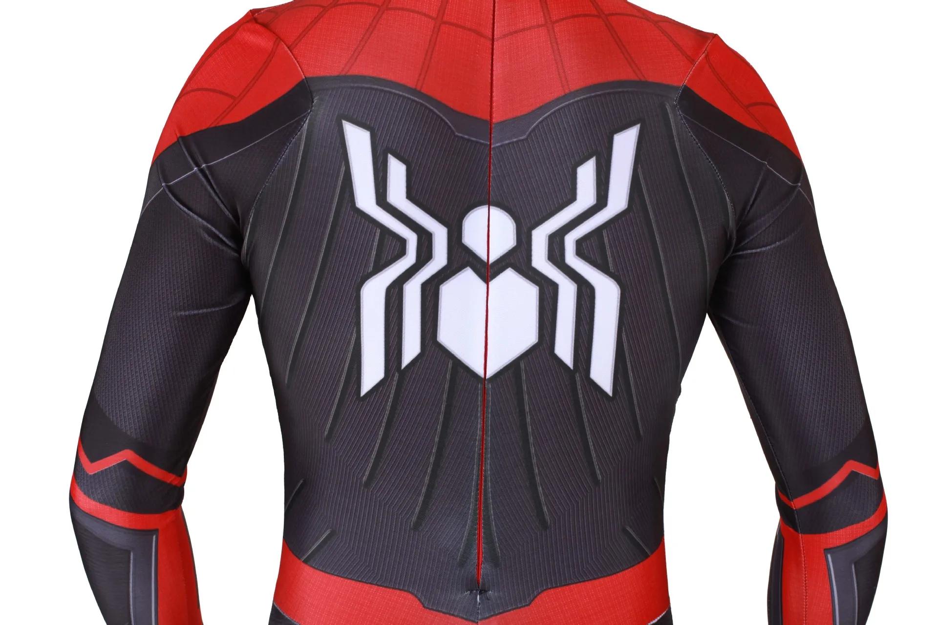 Для взрослых с «человеком-пауком» далеко от дома Питер Паркер Косплэй костюм зентай, костюм «Человек-паук» костюм супергероя Боди Комбинезоны для женщин