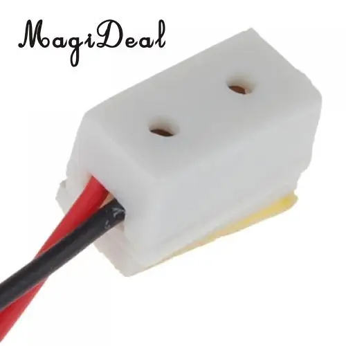Dollhouse Miniature 9V Battery Connector w/ Wire and Single Receptacle LA005 for Doll House Room Box House Model Furniture Toys