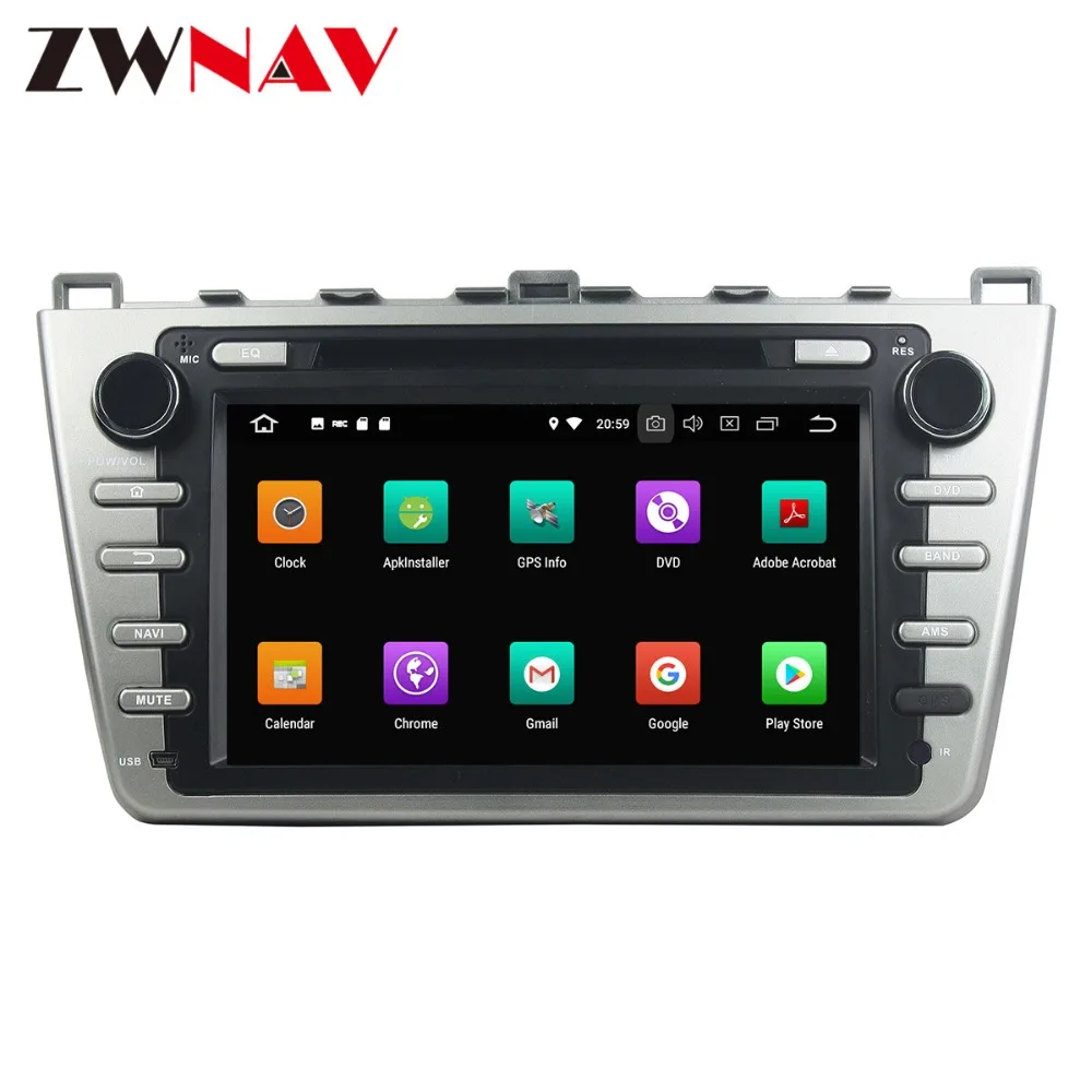 8 ядерный Android 9 с DSP автомобильный dvd-плеер gps навигация 2 DIN радио для Mazda 6 Atenza 2008-2012 Satnav мультимедийная Лента Радио