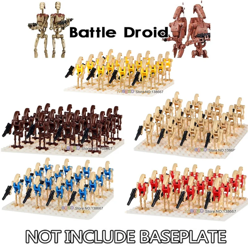 

16PCS/LOT Super Battle Droid Combat Robot Building Blocks Bricks Gift Toys For Children