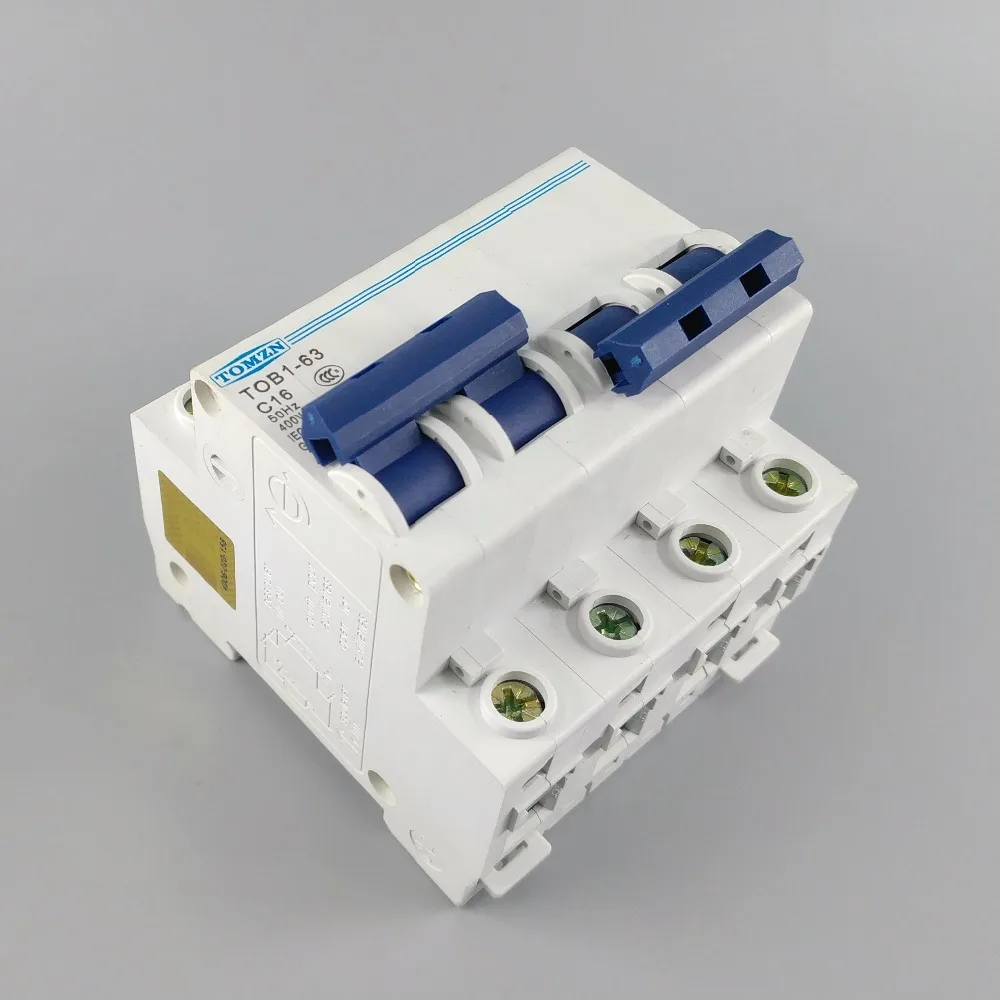 

2P 16A MTS Dual power Manual transfer switch Circuit breaker MCB new 16 ampere 50HZ/60HZ 400V~