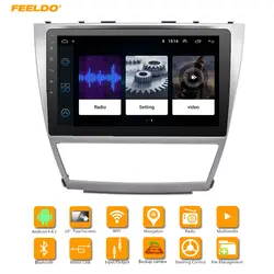 FEELDO 10,2 дюймов больше HD Экран Android 6,0 4 ядра медиа-плеер с gps Navi Радио для Toyota Camry XV40 (2007-2011)