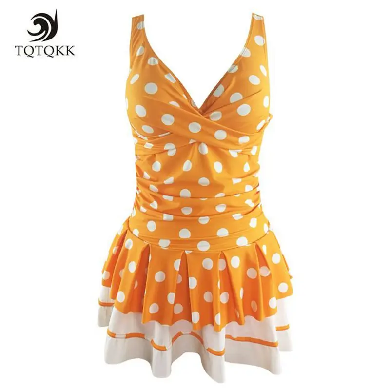 2019 Bikinis Swimwear Women Tankini Swimsuit Female Plus Size yellow