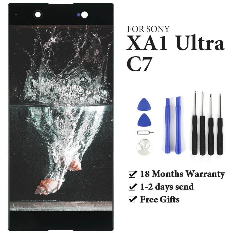 

TIMEWAY For Sony Xperia XA1 Ultra C7 G3226 G3212 LCD Display With Frame Touch Screen AAA display