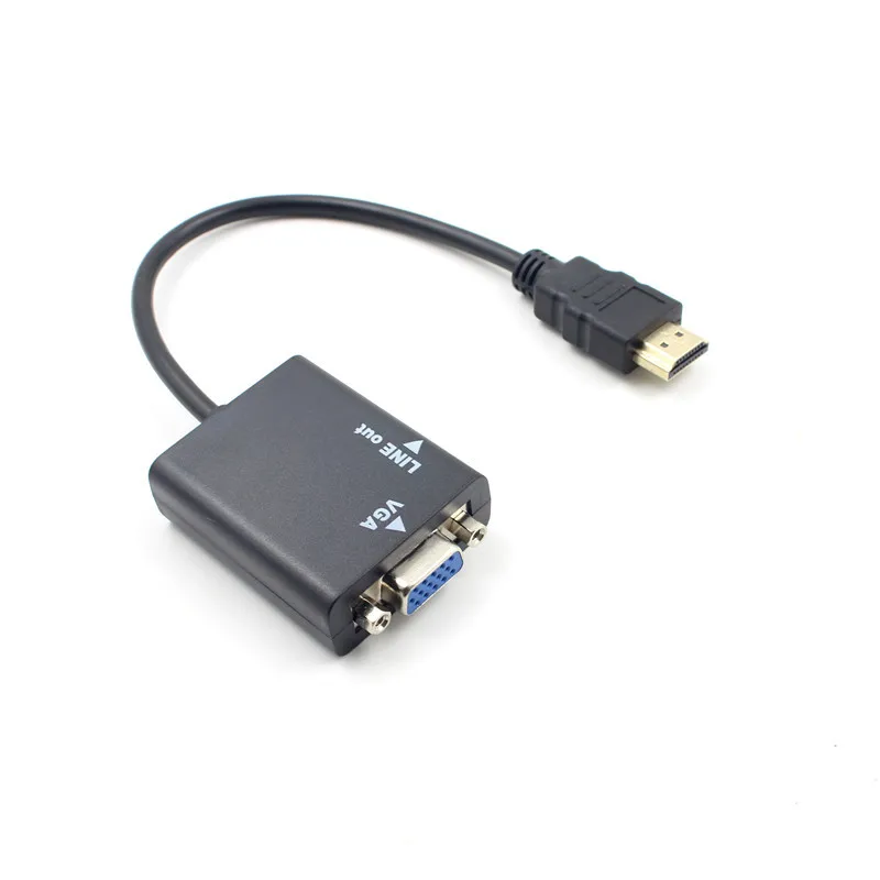 HD 1080P HDMI к VGA Мульти дисплей видео конвертер адаптер кабель для ПК DVD HDTV CA