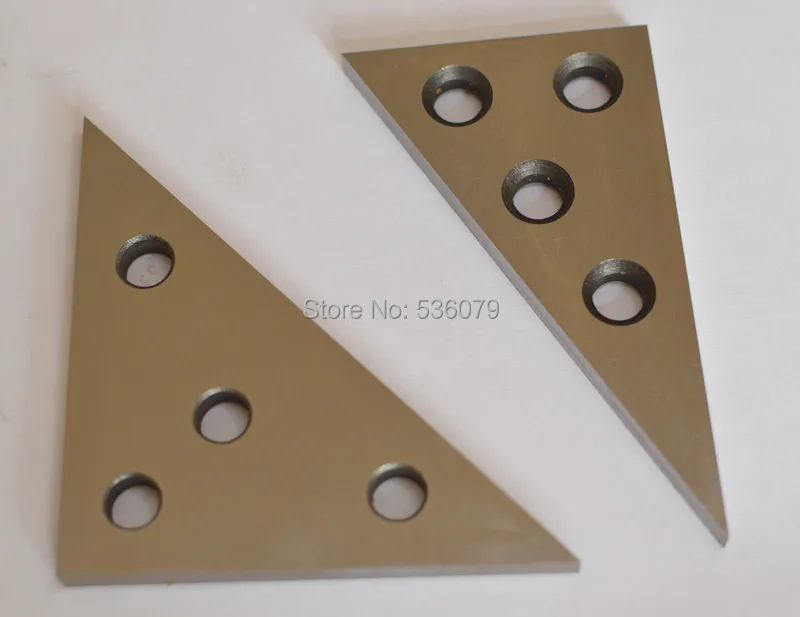 

2pcs precision angle plate set with four holes for easy mounting, high quality