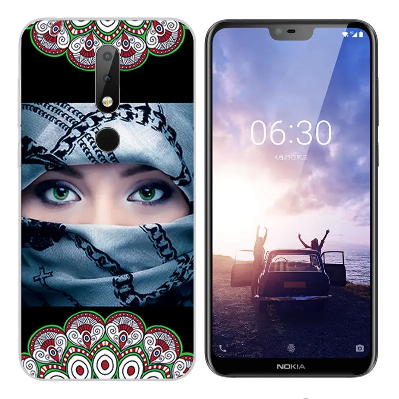 Arvin Cover for Nokia X6 2018 Case Nokia 3.1 6.1 Smart Back Protective Fundas Painted Phone Cover for Nokia 2 3 5 6 7 8 9 Shell (12)