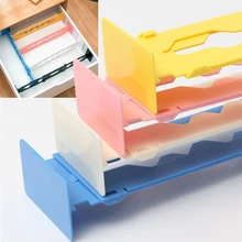 Многоцелевые пластиковые регулируемые разделители для ящиков Органайзер выдвижной стрейч хранения перегородки доска для Дом Офис Кухня