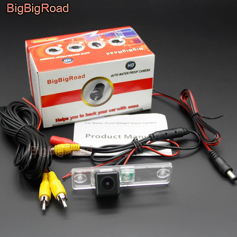 Камера заднего вида BigBigRoad для Toyota Hilux Surf Innova 2002 2012 / Land Cruiser Prado LC150 Fortuner Sequoia 4Runner