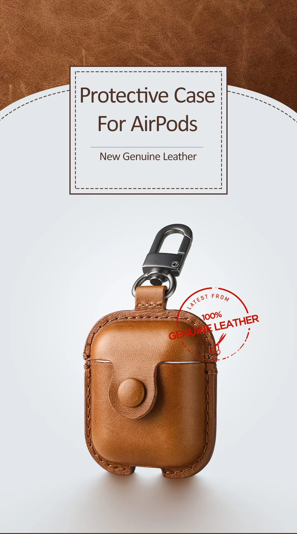 USAMS Роскошный кожаный чехол для Apple гарнитура для airpods Защитная крышка для Air Pods беспроводной bluetooth чехол для наушников протектор