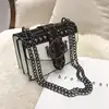 Women’s Leather Handbag | Lock & Chain