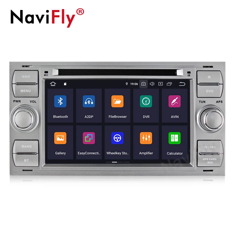 Flash Deal Wholesale! Quad core android 9.0 car gps dvd player for Ford C-Max Connect Fiesta Fusion Galaxy Kuga Mondeo S-Max Focus DSP IPS 3