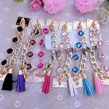 Шикарный Блестящий браслет с кисточками Горячая Корейская версия DIY браслет, Аксессуары для мобильных телефонов для iPhone X 8 7 6 Plus samsung