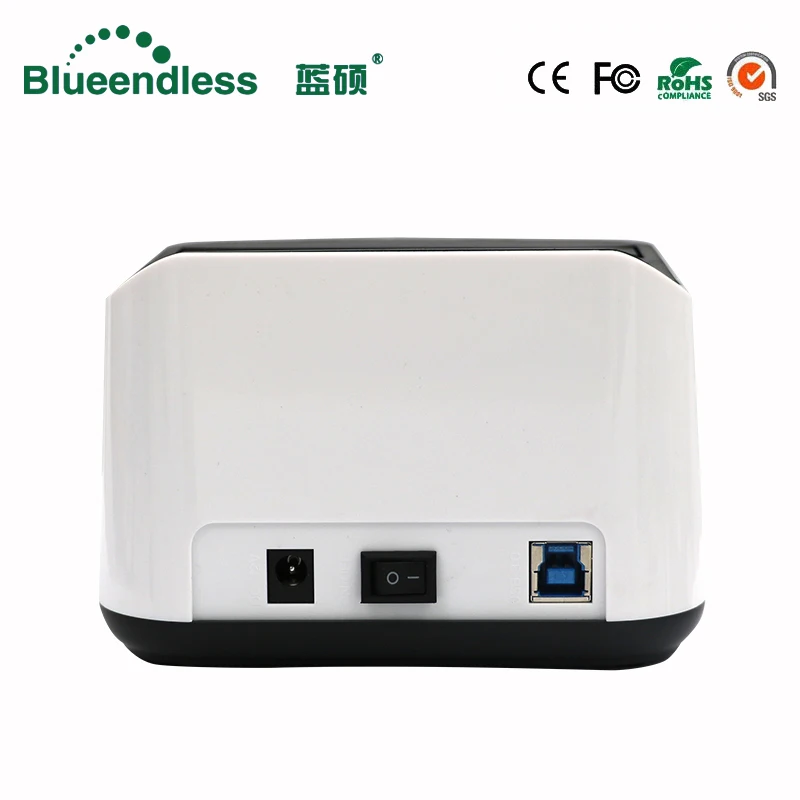 Blueendless Sata USB 3,0 чехол hd externo 2 bay чехол hd Dual hdd чехол sata к usb футляр для внешнего жесткого диска hdd док-станция