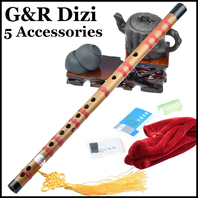 Chinese Bamboo Flute Dizi Ethnic Bambu Flauta Wood wind Musical