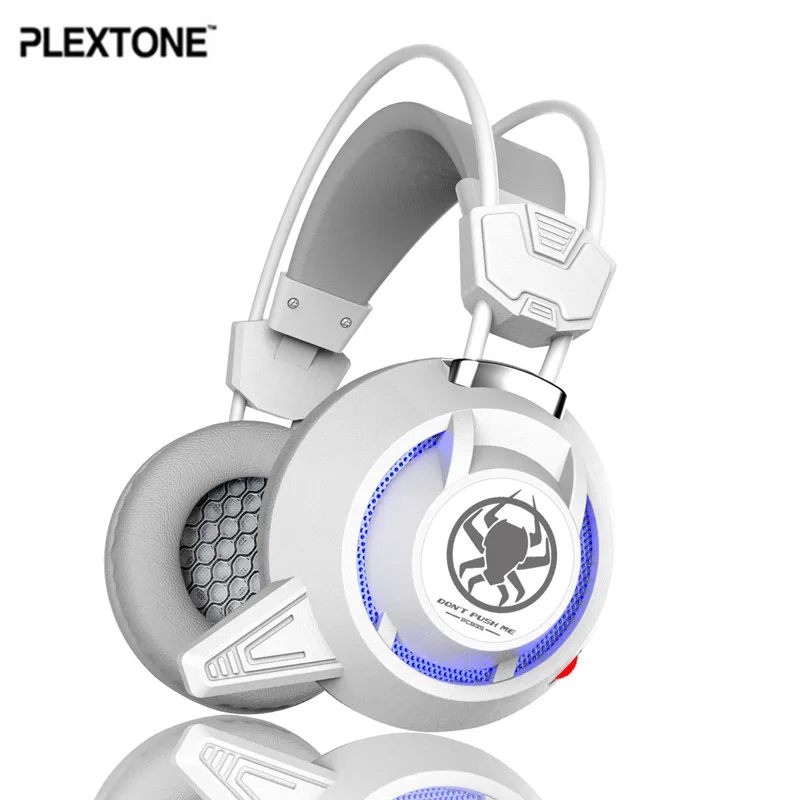 Latest PLEXTONE PC835 Gaming Headphones LED Light Glowing Headband Game