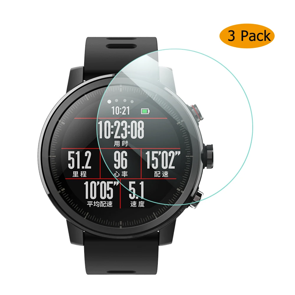 3 упаковки мягкий ТПУ HD полный экран протектор для Xiaomi Huami Amazfit Stratos Pace 2 S