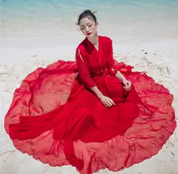 Элегантный Макси платья 2019 летняя праздновать Вечерние Длинное платье Для женщин v-образным вырезом пляж красное платье Для женщин Vestidos TA3380