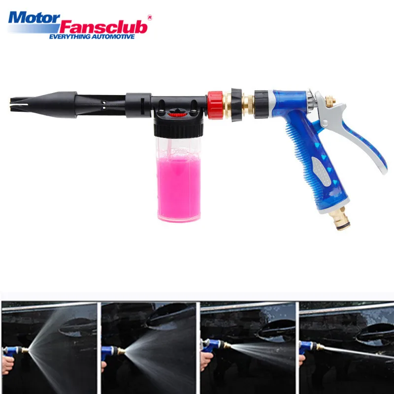 Car Household Washer Snow Foamer Water Gun High Pressure Cleaning Foam Shower Auto Washing Foamaster Tool Soap Shampoo Sprayer | Автомобили