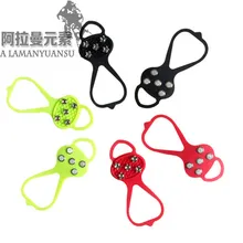 На открытом воздухе Альпинизм льда резиновые Сталь 5-зубы вышлите ваш заказ прямо к этому поставщику слипоны зимняя обувь для альпинизма! с помощью этой