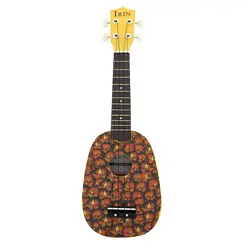 Новый IRIN Высокое качество 21 дюймов укулеле 4 струны укулеле прекрасный ананас липа струнный музыкальный инструмент Рождественский подарок