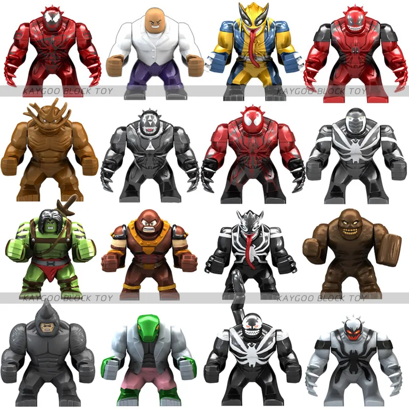 Marvel Super Heroes Avengers Infinity War Cull Iron Monger Whiplash Venom Riot Thanos Model Building Blocks Set Toys Big Figures - avengers infinity war becoming thanos in roblox superhero