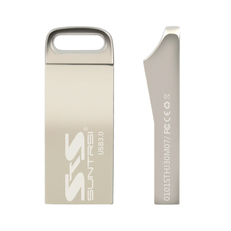 Suntrsi USB Flash Drive 64GB Pen Drive 32GB USB Stick 16GB 8GB Pendrive Metal USB 3.0 Flash Drive Water proof Customized Logo