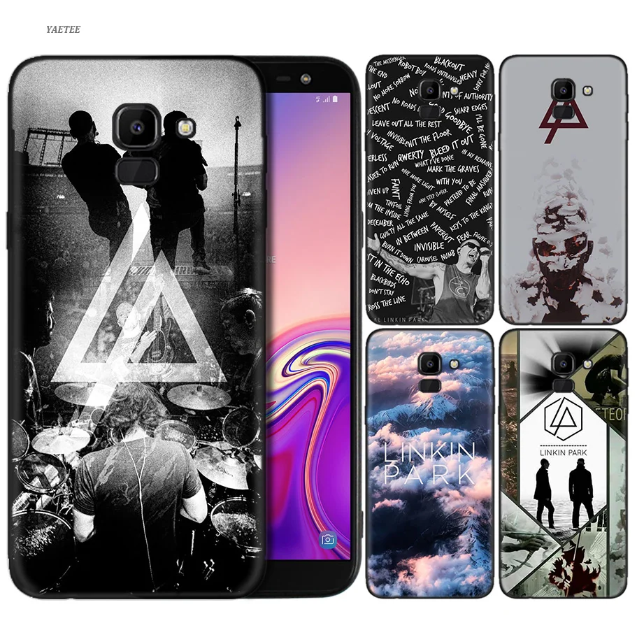 

Case for Samsung Galaxy A50 A30 A10 A9 A8 A7 A6 Plus 2018 Rubber Cover Capa Samsung J6 J8 J4 Plus 2018 Linkin Park Case Coque