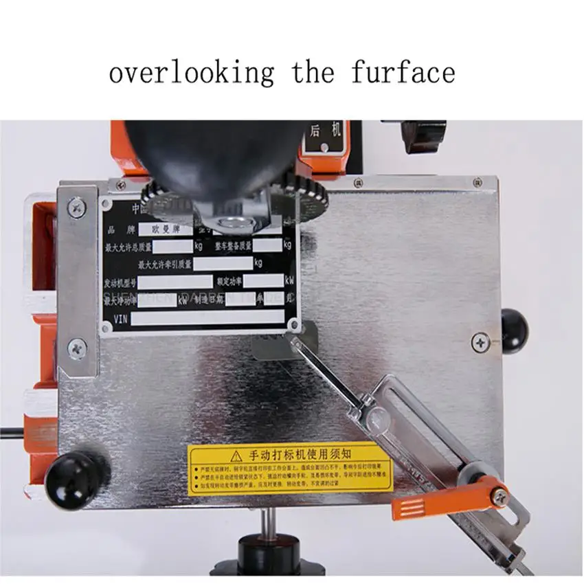 YL-360 полуавтоматическая металлический лейбл принтеры ручная маркировочная машина алюминиевая маркировка кодирующий аппарат Пресс машина