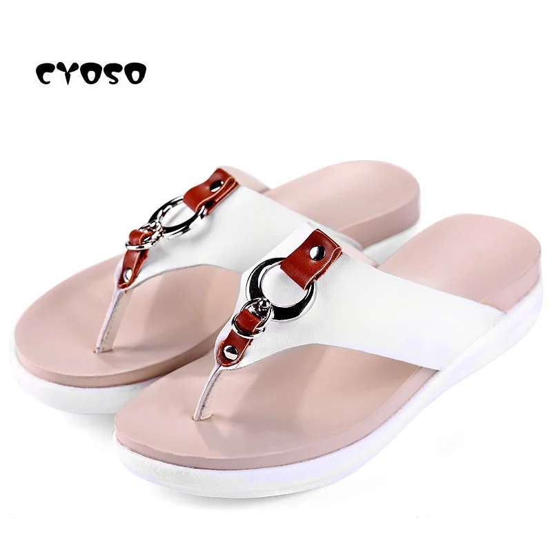 

2017 Summer New Women Flat Slides Fashion Anti-skid Flip Flops Woman Sandals Shoes Ladies Sandals