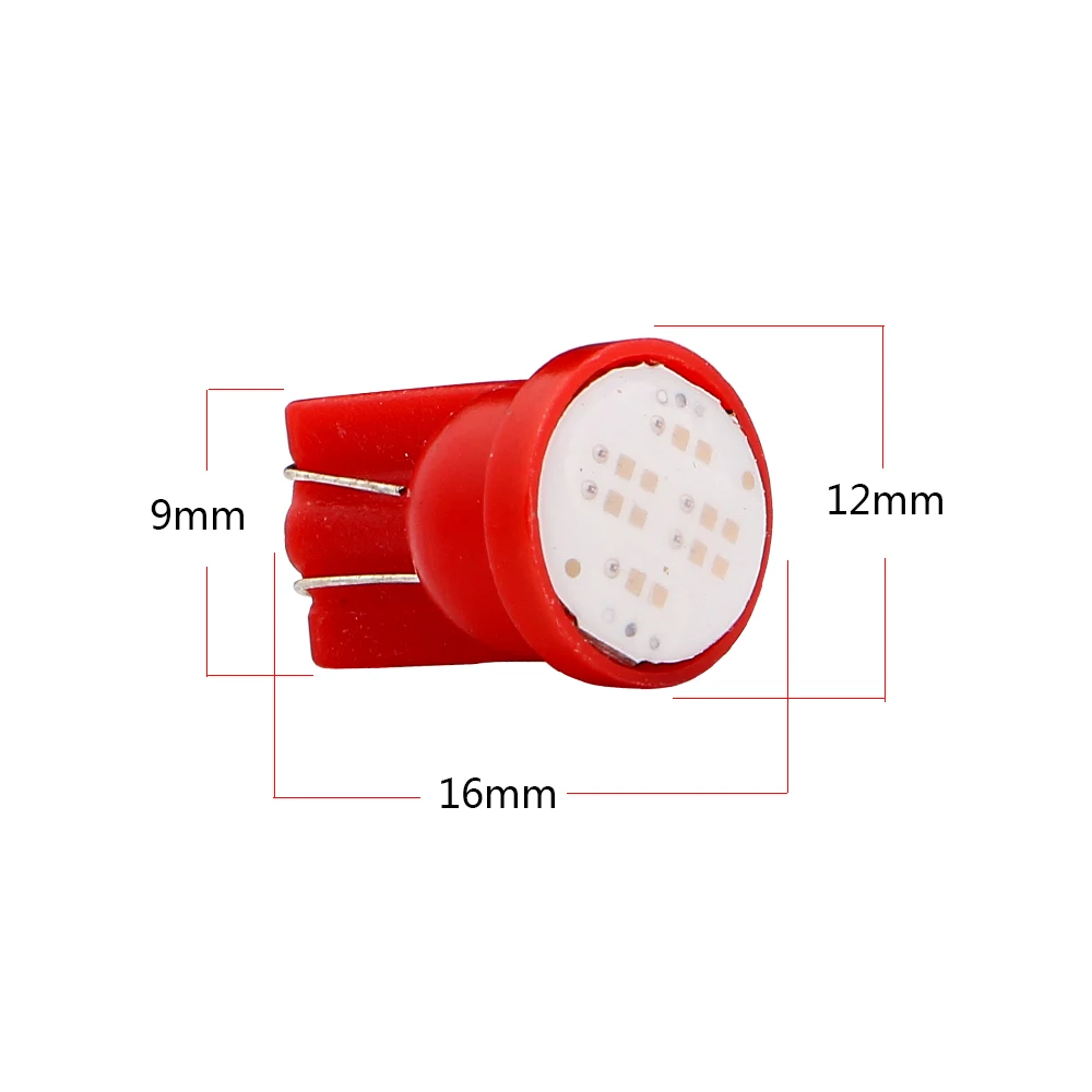 10 шт./партия 24V T10 COB 2W 194 168 W5W 6 светодиодный Белый Высокое Мощность светодиодный двери автомобиля головной светильник показатель вождения Светильник лампы